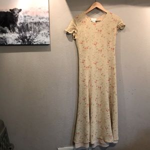 Almond Floral Dress